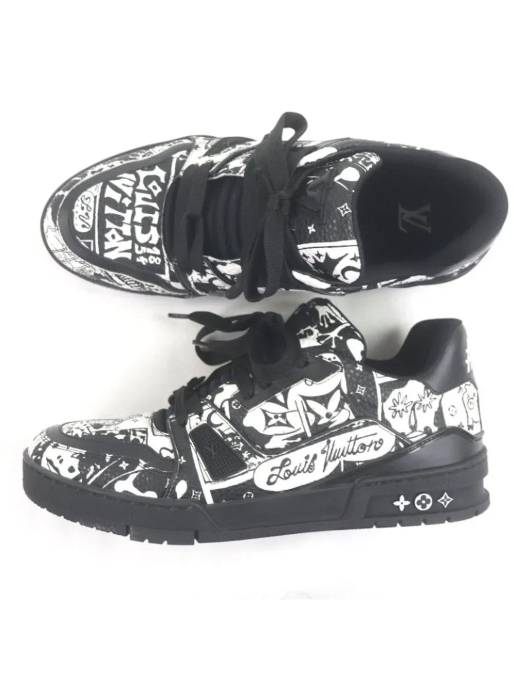 Louis Vuitton 2022 Trainer Line Comic Pattern - Picture 4 of 9
